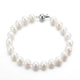 White Pearl 9mm Bracelet