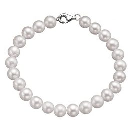 White Pearl 9mm Bracelet