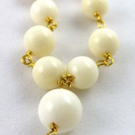 White Coral Mala