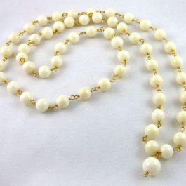 White Coral Mala