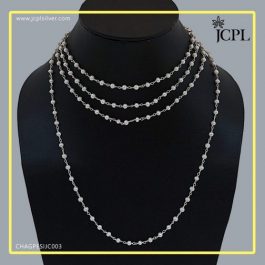 Pearl With Silver Chain