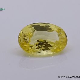 Natural Yellow Sapphire – 3.065 cts